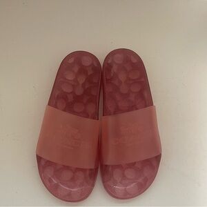 Coach Rose Slide Sandals new size 7